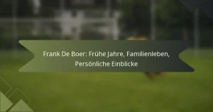 Frank De Boer: Frühe Jahre, Familienleben, Persönliche Einblicke