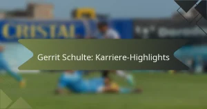 Gerrit Schulte: Karriere-Highlights